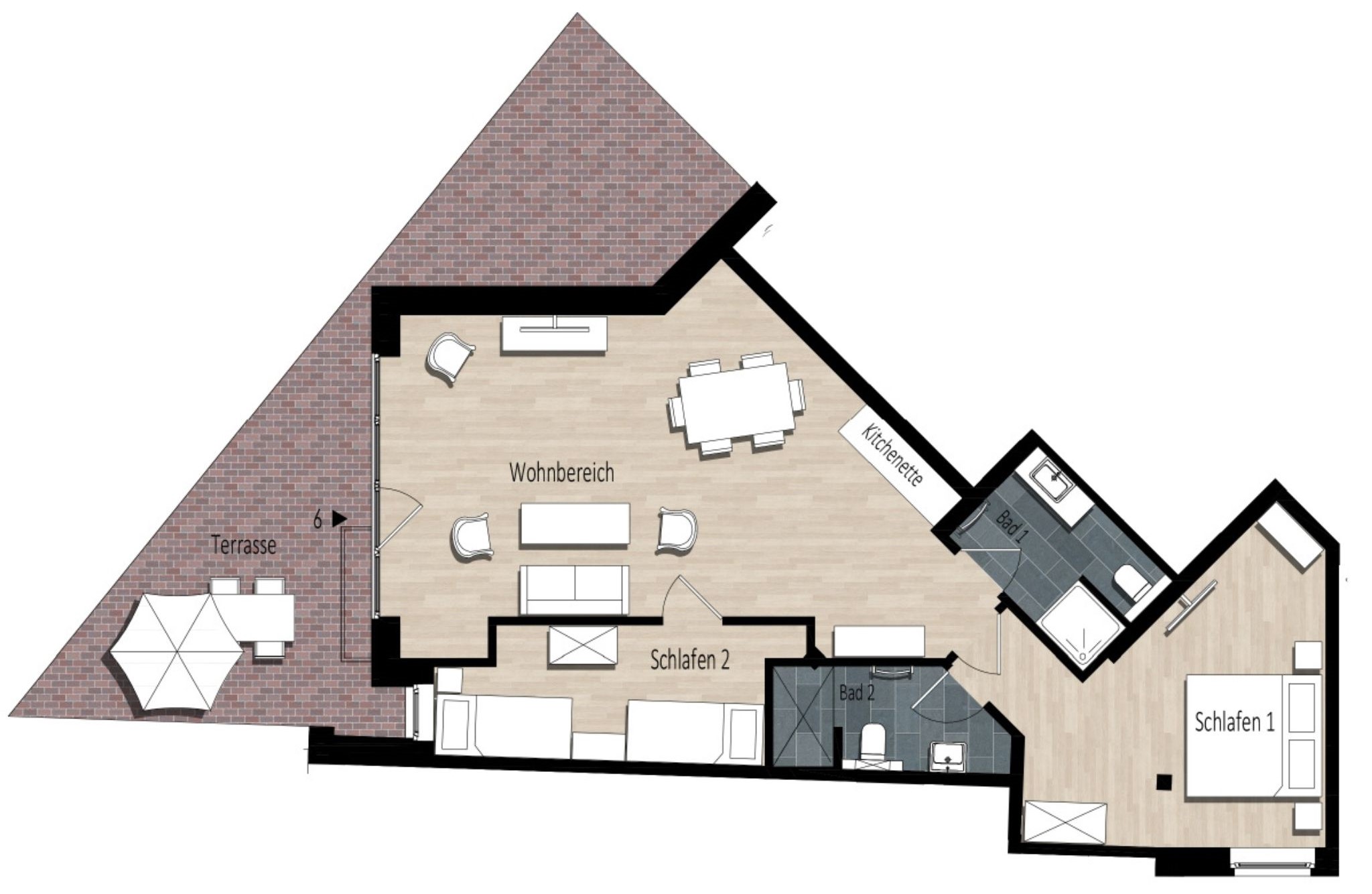 Apartment#6 – Friesischer-Hof Hotel