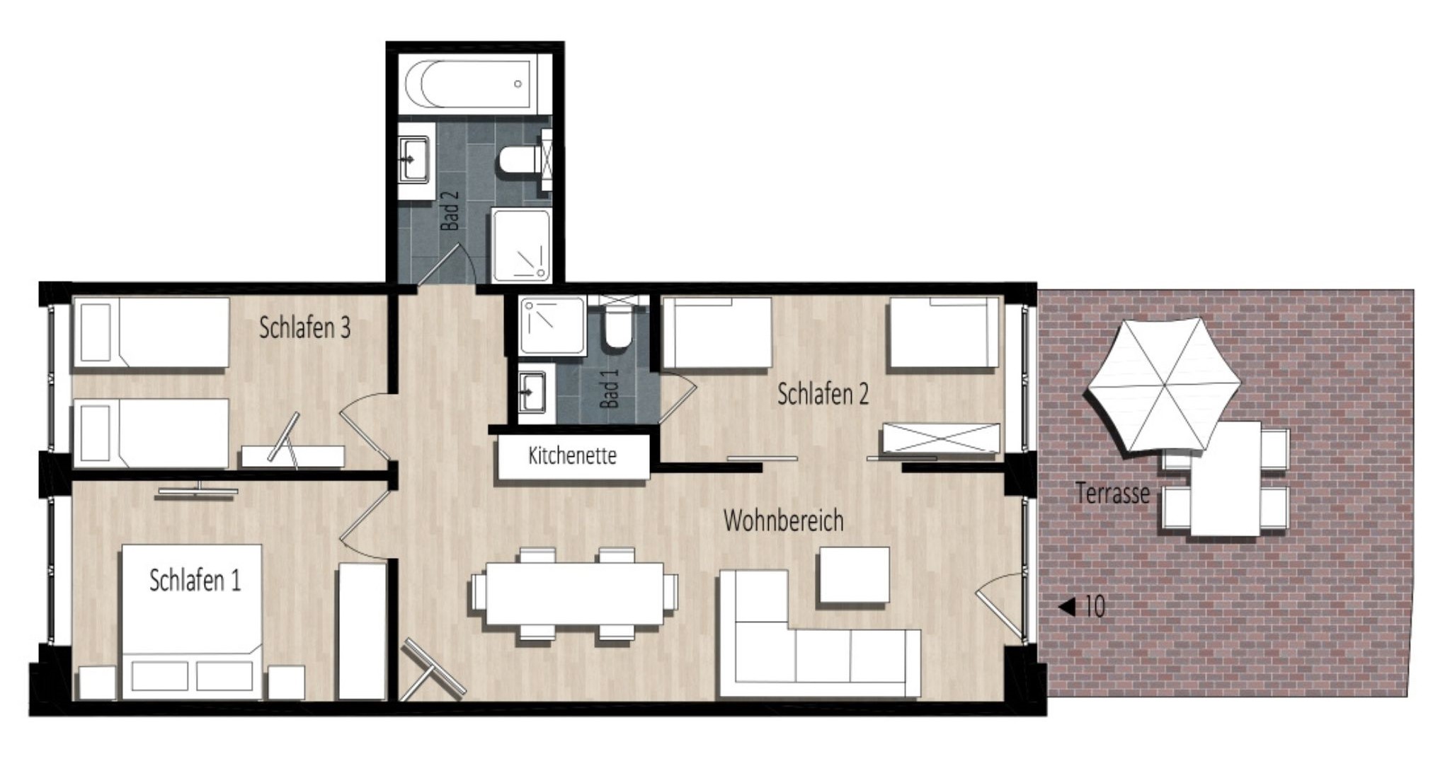 Apartment#10 – Friesischer-Hof Hotel